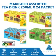 MARIGOLD Assorted Tea Drink (250ml x 24) Perfectly Balanced Refreshing Blend Natural Flavors Herbal Convenient