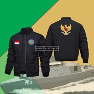 Jacket Motor Pria Wanita Bomber Waterproof Top Gun Army Tentara Negara Indonesia Angkatan Laut Terba