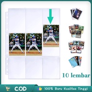 10 Sheets A4 Sleeve Kpop A4 Transparent Sleeve Binder 9p Page BinderRing For Kpop