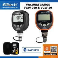 VACUUM GAUGE VGW-760 &VGW-20 ELITECH SMART BLUETOOTH MICRON METER