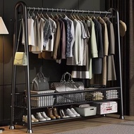 [48H Shipping] A U-shaped coat rack, movable clothes drying rack, floor-standing indoor room hanging