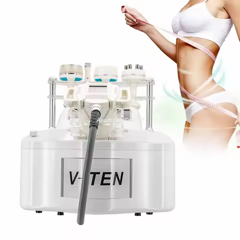 CE Approved Vela Shape Machine V10 Cavitation Ultrasonic Shaping Body Slimming Machine Price Rf V-TE
