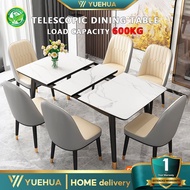 Sintered Stone Dining Table Set Extendable Dining Table Long Table Marble Table Foldable Dining Table