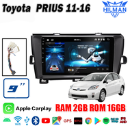 HILMAN [คูปองส่วนลดค่าส่ง200บาท] TOYOTA PRIUS 2011-2016 อแอนดรอย 9นิ้ว 2Din Android 12.0 สําหรับรถยนต์ จอ Car Radio Stereo Bluetooth Apple CarPlay จอแอนดรอย