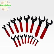 PurpleSun 7mm-31mm Metric Single Open End Wrench Offset Angle U-Shaped Spanner Flat Head ening For A