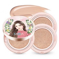 Miba Ion Calcium Double RX Cushion Foundation Main Product 25g Refill 25g 2p, No. 21 Radiant Skin, 1