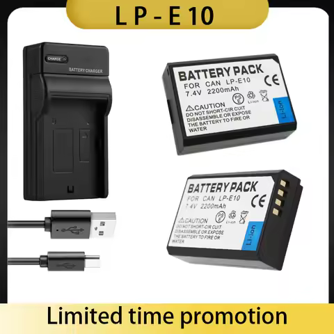 LP-E10 LPE10 LP E10 Digital Camera Battery for Canon EOS 1100D 1200D 1300D 2000D 4000D Rebel T3 T5 T