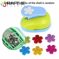 RAPEJE DIY Paper Cut Puncher, Large Size Random Color Flower Furador, Punches Maker 7*6*4cm Handmade
