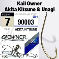 Owner Akita Kitsune & Unagi Fishing Hooks