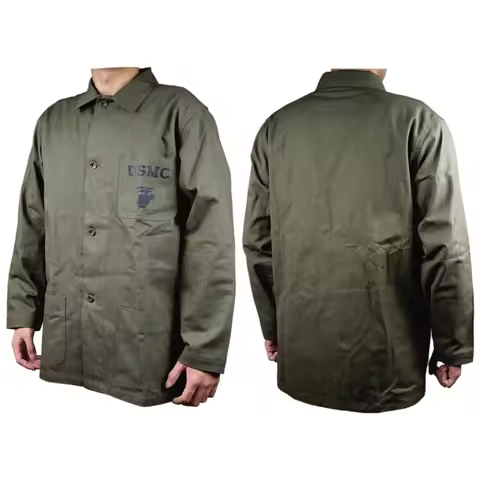 American Style HBT USMC Casual Vintage Loose Fit Jacket Wear and Movie Reenactment