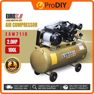 EUROPOWER EAW7110 / EAZ82110 EUROX Air Compressor EUROX 2HP 100Litre Kompresor Senyap
