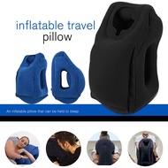 Inflatable Air Cushion Travel Pillow Head Neck Sleep Support Camping Flight