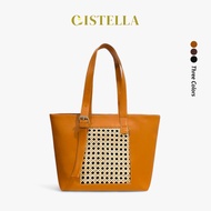 CISTELLA - Women's Bag Minzi Tote Bag Rattan Leather Bag Rattan Bag Women's Handbag Latest Women's R