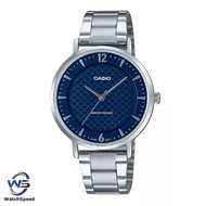 Casio LTPVT04D-2A LTP-VT04D-2A Analog Stainless Steel Band Ladies Watch