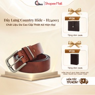 Country Hide H24003 Belt - High Quality Full-Grain Cowhide Material with Modern Design