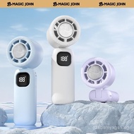 NEW - MAGIC JOHN 3 in 1 Mini Handheld Cooling Fan, 100 Speed Wind Power & Ice Cooling Function, Smal