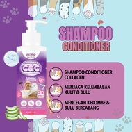 ELOPE Shampoo Conditioner & Collagen care for soft, shiny hair in cats and dogs, anti-hair loss