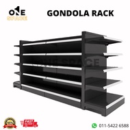ONE SPACE (ISLAND GONDOLA) END Gondola Back Plate /Storage Rack/Shopping Mall Display Rack/ Rak Keda