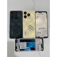 Realme c61 genuine case with orange glass sim tray
