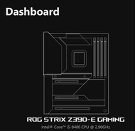 ROG STRIX Z390-E GAMING 主機板 連 Intel i5 9400 CPU