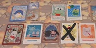 Sanrio 三麗鷗 盲抽餅卡/拍立得/貼紙   山姆企鵝 大眼娃 貝克鴨 PC狗 水怪 布丁狗 花丸 三文魚