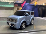 1:30 Nissan Cube 日產回力車 藍色