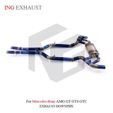 for BENZ AMG GT GTS GTC 4.0 Car Accessories remote Valve System ING Performance Exhaust Catback Tita