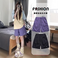 Quick-Drying Shorts Women Men's Thin American Sports Beach Cropped Pants Breathable Cool Unisex Pant