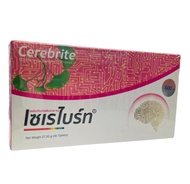 Cerebrite 30 tab เซเรไบร์ท 30 เม็ด ใบแป๊ะก๊วยสกัด+โสมสกัด+น้ำมันปลา+เลซิติน  {9505}