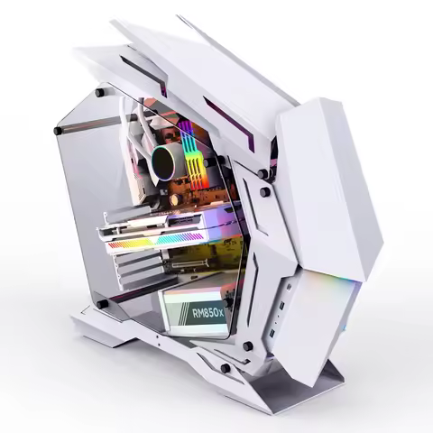 Brand New case Jonsbo MOD-3 Mini White RGB Middle Tower Case PC Gaming CASE