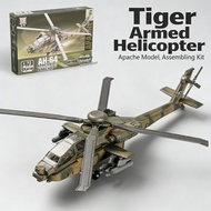 Model Helicopter Apache✨ Assembly Model✨ Tiger Helicopter Armed✨✨ Airplane Assembling of
