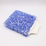 Car Wash Mitt Microfibre Anti Scratch Anti Swirl Mark Washpad Wash Glove Kain Lap Kereta Sarung Tang
