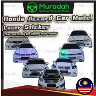 [ReadyStock]All Honda Accord Car Model Laser Sticker(Type S, Euro R, Euro S, CL9 Type S, CP2, CU2 Ty