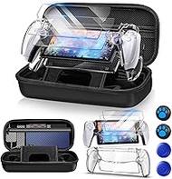 Auarte 8 in 1 Skin for Playstation 3, Carrying Case for PS Portal with Hard Clear Protective Skin Ca