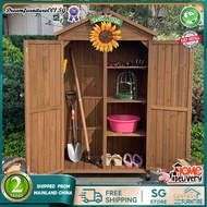 【Ready Stock】 Outdoor Tool Room Courtyard Storage Box Waterproof Sunproof Garden Balcony Storage Cab