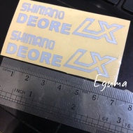 Stiker Crank Deore LX Custom