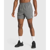 Gymshark Quick-Drying Zipper Shorts Fitness Sports Training Men's Three-Quarter Pants Stitching Brea