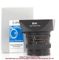 Super Angulon 40/3.5 HFT PQ lens for Rollei 6008  w/ original Hood (60472) 施耐德超級安古龍 40/3.5 HFT PQ鏡 極
