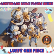 GANTUNGAN One piece Luffy gear 5 Luffy Mica anime figure Keychain