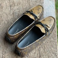 Sepatu LV Louis Vuitton Gloria Flat Loafer Monogram Reverse Asli Ori