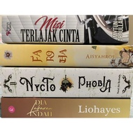 Novel preloved (Misi terlajak cinta, Faroha, Nyctophobia, Dia Lakaran Indah)