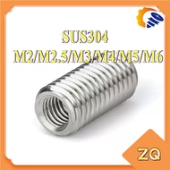 Insert nut 304 stainless steel inner and outer teeth nut, thread conversion braces Reducing screw M2