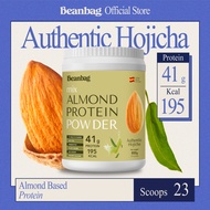 Beanbag Mix Almond Protein เครื่องดื่มโปรตีนอัลมอนด์และโปรตีนพืชรวม 5 ชนิด รส Authentic Hojicha 800g