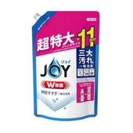 JOY - 微香 W除菌濃縮消臭洗潔精補充裝(藍) 1425ml 包裝隨機出