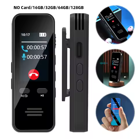 16/32/64/128GB Voice Digital Audio Voice Recorder Bluetooth-Compatible Noise Reduction Sound Recorde