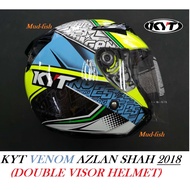 KYT VENOM AZLAN SHAH 2018 [DOUBLE VISOR] HELMET