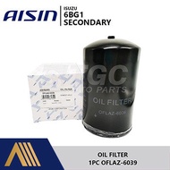 Aisin Oil Filter OFLAZ-6036 Isuzu 6HE1 / 6HH1 C-525 / C-516 1pc