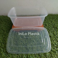 Promo / Thinwall Dm 1850Ml Rectangle / Food Container 1850 Ml - 25Pcs