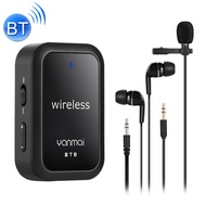 Yanmai BT8 mikrofon tanpa wayar Bluetooth (hitam)