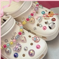 Cartoon cute Sanio, Flashing Shoe Buckle, Bunny Bead Chain, Crocs Jibbitz set/charms/cute Jibbitz/DI